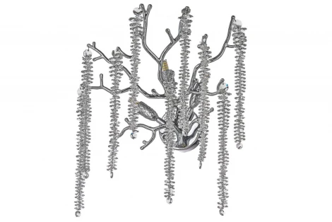 Бра хрустальное Dio D`arte Tavenna Nickel Tavenna H 2.40.100 N (220V)