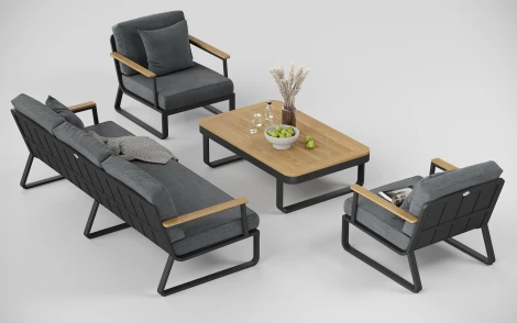 Комплект садовой мебели Gardenini Voglie LPVGLS.010800.С3