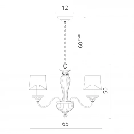 Подвесная люстра Divinare Dolce 1175/01 LM-5