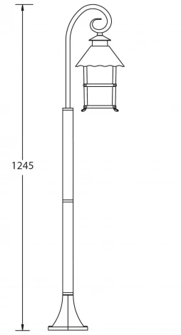 Наземный фонарь Oasis Light Caior LL 81406/18