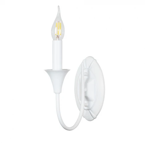 Бра Arte Lamp Collinetta A4094AP-1WH (220V, подсвечник, свеча)