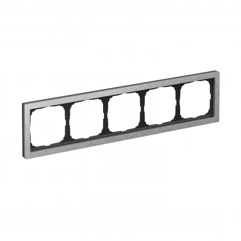 Рамка на 5 постов (алюминий) Systeme Electric GAL312105