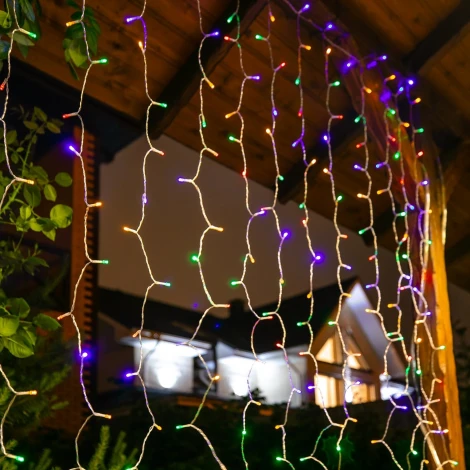 Грунтовый светильник на солнечной батарее Uniel USL-S-132/PT1515 MULTICOLOR CURTAIN (LED, IP44)