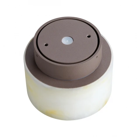 Настенный светильник уличный Odeon Light Candela 7190/6WLA белый/коричн/алюминий/искусственный алебастр/металл IP65 LED 6W 2700K 220-240V