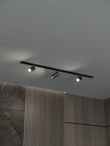 Трековая система в сборе встраиваемая однофазная 220V Hesby Lighting Skylite №3 HSBL_kompl_S003_VI1B4K