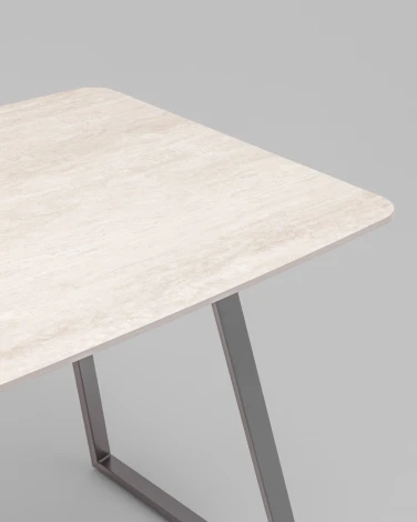 Стол обеденный Vermont 140х80 см керамика травертин Stool Group УТ000043022