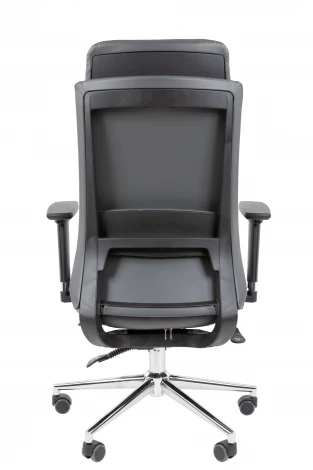 Офисное кресло Chairman 500LUX Россия экокожа cерый 7184505