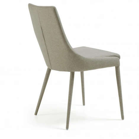 Обеденный стул La Forma (ex Julia Grup) Davi (Серый/ Пена,Сталь,Фанера)