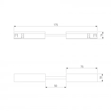 Гибкий коннектор (никель) Elektrostandard Line Magnetic 85007/00