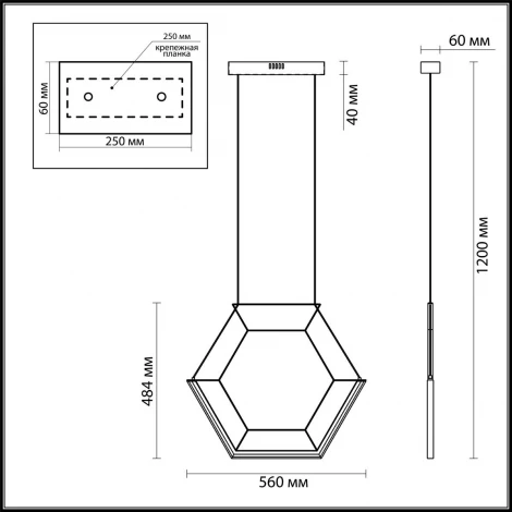 Подвесной светильник Odeon Light Trezor 4099/16L