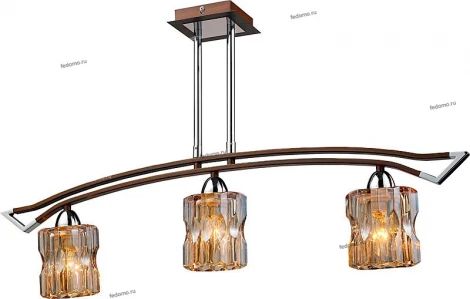 Потолочная люстра N-Light 481 481-03-13 chrome + wengue