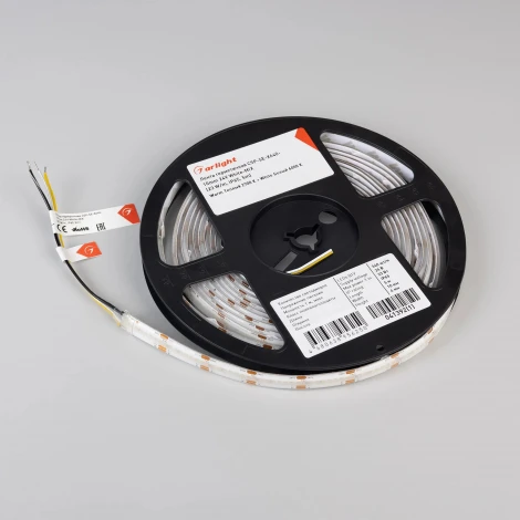 Светодиодная лента герметичная CSP-SE-X640-10mm 24V White-MIX (23 W/m, IP65, 5m) (Arlight, Изменяемая ЦТ) 041392(1)