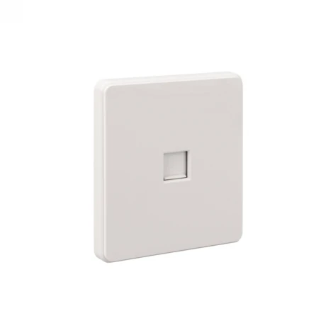 Розетка компьютерная RJ45 кат6 с/у перламутр Kranz Round KR-78-0724-1