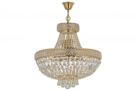 Подвесная люстра Arti Lampadari Palermo E 1.5.45.101 G (220V, хрусталь, на цепи)