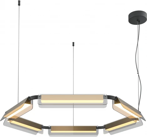 Подвесной светильник Maytoni Flat MOD296PL-L60BS3K (LED, 220V, на тросе)