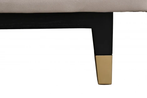 Диван Мадрид Мемори(Madrid Memory) с кантом трехм. без мех.,велюр бежевый Colt021+Colt030 Garda Decor