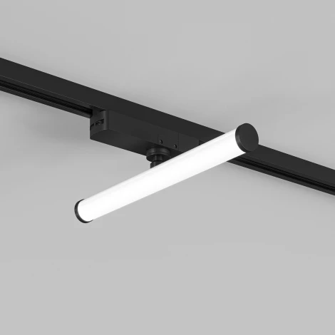 Трековый светильник однофазный 220V Denkirs Strom DK6448-BK (LED)