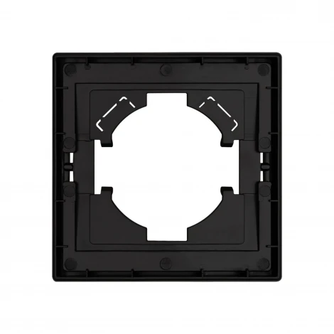 Рамка пластиковая FRM-TENDO-PL-1-BK (Arlight, Черный) 053836