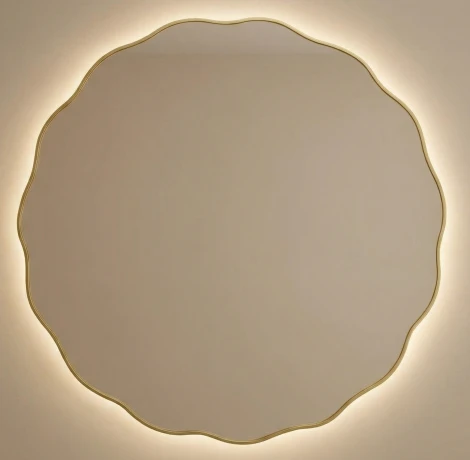 Fancy M LED Gold Зеркало в раме с подсветкой Art-Zerkalo SM192LGL 13922
