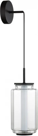 Подвесной светильник Odeon Light Jam 5409/11L черный/прозрачный/металл/стекло/акрил LED 11W 3000K 720Лм (220V, на проводе, круглые)