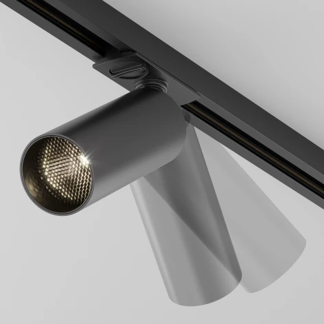 Трековый светильник Focus Led Unity 3000K 12Вт 50° Dim Triac (однофазный) Maytoni Technical TR021-1-12B3K-W-D-B (220V, круглые)