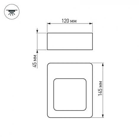 Архитектурная подсветка Arlight LGD-Wall-Frame 020842