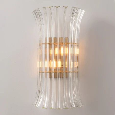 Бра Crystal Lux CASCADA AP2 BRASS