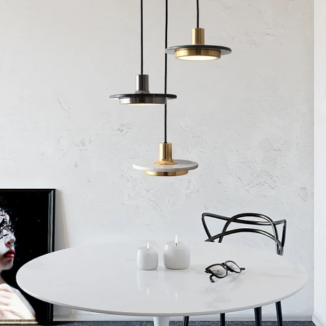 Подвесной светильник Lightera Croix LE129L-20WA (LED, 220V, на проводе, круглые)