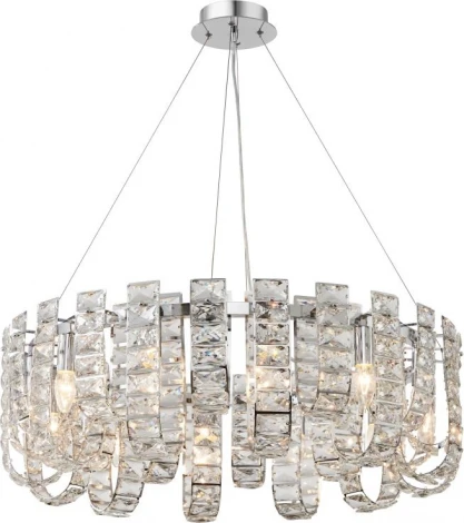 Подвесная люстра хрустальная Stilfort Umiko 2172/09/12P (220V, на тросе)