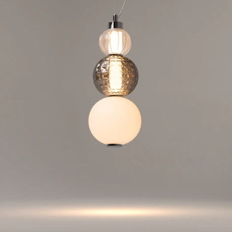 Подвесной светильник Maytoni Collar P069PL-L16CH3K (LED, 220V, на тросе, шарики)