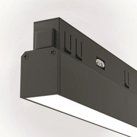 Трековый светильник магнитный светодиодный Voltega Exilight VGL030-4-12W3K-WW-DS-B 12Вт LED 48V