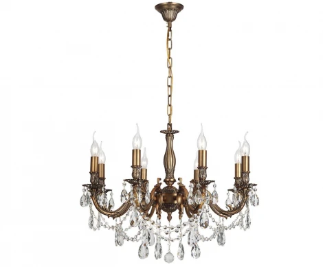 Подвесная люстра Lucia Tucci Firenze 141.8 antique (220V, на цепи, подсвечник, свеча)