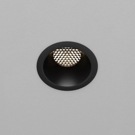 Встраиваемый светильник Maytoni Dip DL115-10W-4K-B (LED, 220V, круглые)