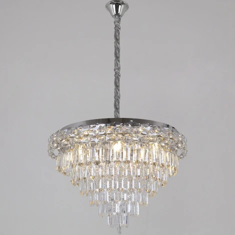 Подвесная люстра хрустальная Reluce 31070-0.4-600 MX CH
