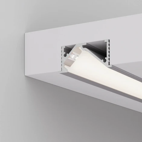 Профиль SL-BEVEL-W32-F-2000 ANOD (Arlight, Алюминий) 063940