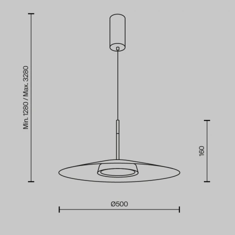 Подвесной светильник Maytoni El MOD041PL-L15W3K1 (LED, 220V, на проводе, круглые)