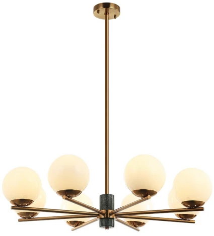 Потолочная люстра на штанге Stilfort Sharo 2150/05/08P (220V, шар)