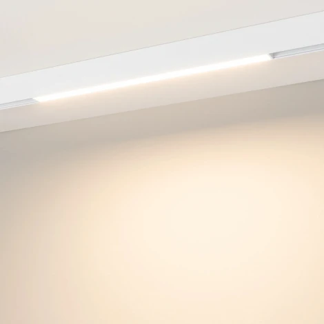 Трековый светильник MAG-ORIENT-FLAT-L465-16W Warm3000 (WH, 100 deg, 48V) (Arlight, IP20 Металл) 035842(1)
