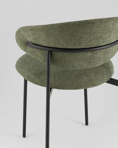 Стул Evan шенилл зеленый Stool Group УТ000042350