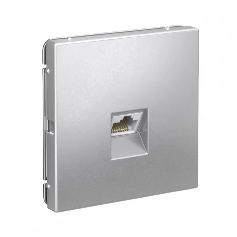 Розетка Ethernet RJ-45 (алюминий) Systeme Electric GAL000386