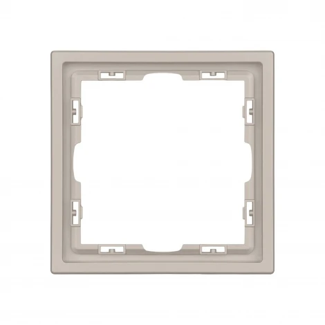 Рамка пластиковая FRM-NOBE-SFPL-1-CA (Arlight, Кашемир) 059454