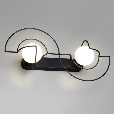 Настенный светильник Odeon Light Futurum 7196/6WL металл/стекло/черный/белый IP20 LED 6W 3500K 220V