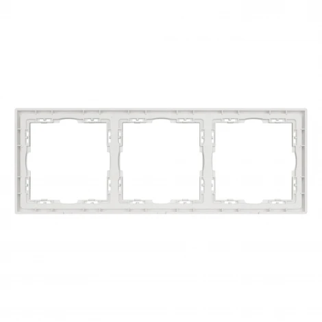 Рамка пластиковая FRM-NOBE-SFPL-3-IS (Arlight, Никель) 059459