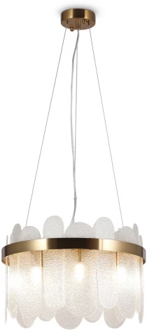 Подвесная люстра Freya Deserto FR5141PL-08BS1 (220V, на тросе, круглые)
