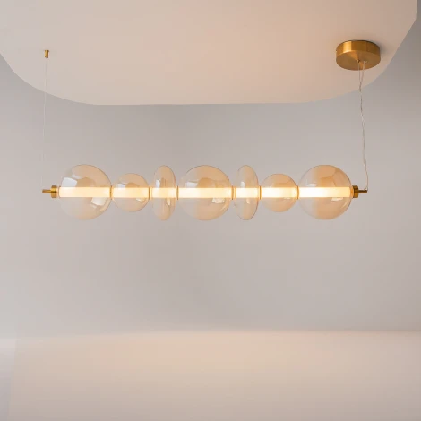 Подвесной светильник Maytoni Futuro MOD307PL-L40BS3K (LED, 220V, на тросе, шарики)