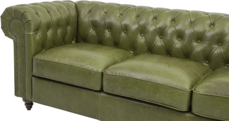 Диван Chester Classic ОГОГО (арт.329658), (Ткань/Зеленый)
