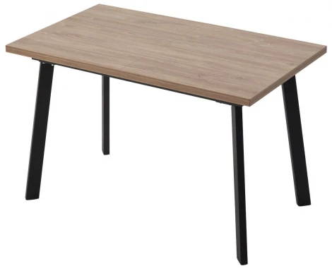 Стол КАНЗАС 120 ДУБ КУНЕО / Черный каркас M-City 64603