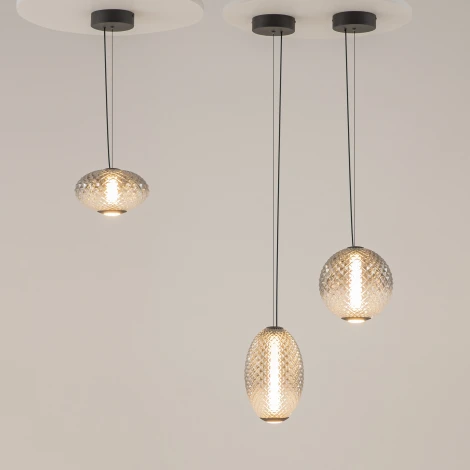Подвесной светильник Maytoni Bruma MOD397PL-L14B3K (LED, 220V, на проводе, круглые)