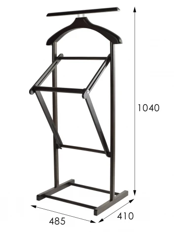 Вешалка костюмная складная В 21Н венге Mebelik 009624
