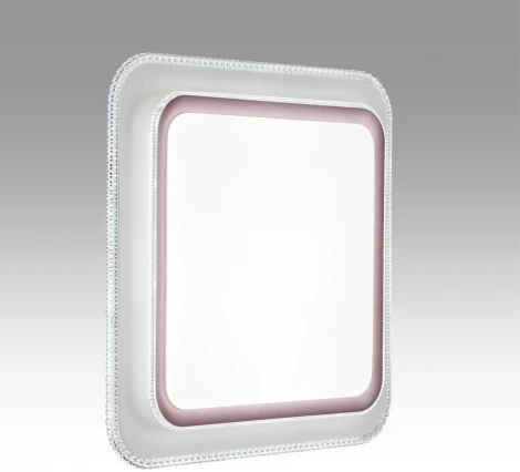Настенно-потолочный светильник Sonex Losy 7683/EL пластик/темно-коричн. LED 70Вт 3000-6000K 500х500 IP43 пульт ДУ (220V)